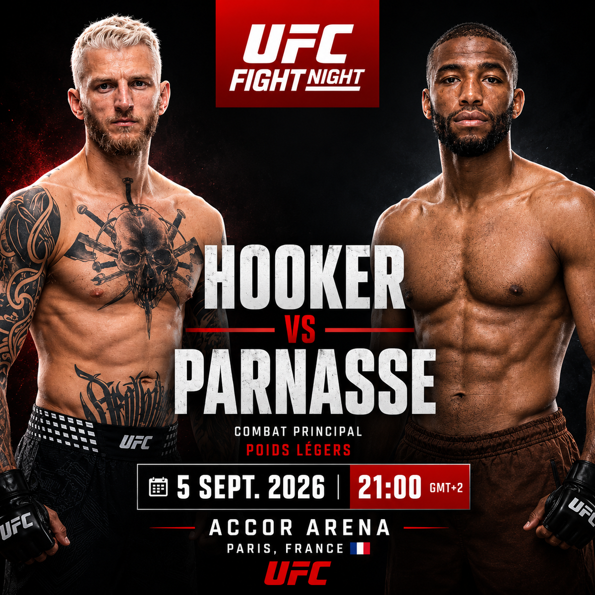 Billet UFC Fight Night Paris 2026
